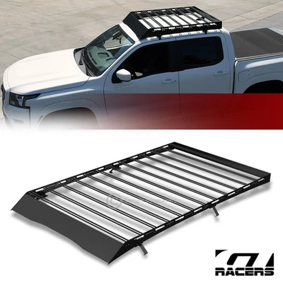 Para Acura MDX 2014-2020 Negro Modular Marco de Ventana Techo Estante Cesta + Carenado de Viento Foto 1 de 4