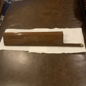 82-90 Mercedes W126 Center Molding Glove Box Zebrano Wood Dash Trim - Picture 1 of 7