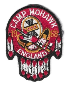 BSA CAMP MOHAWK 1968, TRANSATLANTIC COUNCIL ENGLAND VINTAGE C/E PATCH - Bild 1 von 3