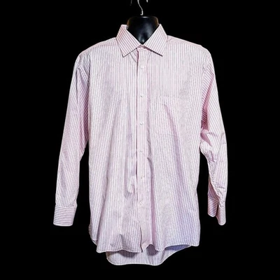 Lorenzo Uomo Striped Dress Shirt - Image 1 of 3