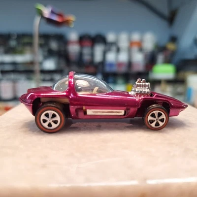 Hot Wheels Redline Restaurado Silhouette Spectraflame Rosa Blanco Interior EE. UU. Foto 1 de 4