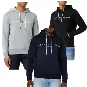 Tommy Hilfiger Men's Hoodie Long Sleeve Fleece Lined Pullover Hooded Sweatshirt - Picture 1 of 22