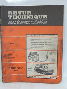PEUGEOT 204 diesel - Revue Technique Automobile 298 - Imagen 1 de 2