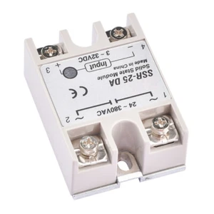 Halbleiterrelaismodul SSR-25DA 3-32 VDC auf 24-380 VAC 25A - Bild 1 von 14