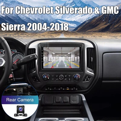 For 2014-2018 Chevrolet Silverado GMC Sierra Android 13 CarPlay Car Stereo Radio - Image 1 of 4