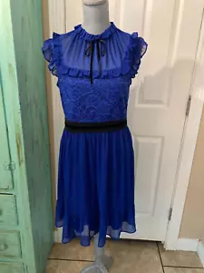 DISNEY SNOW WHITE & SEVEN DWARFS, LACE & RUFFLED, FIT & FLARE DRESS, XL - Picture 1 of 8