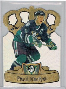 1997-98 Pacific Crown Collection Gold Crown Die Cuts #1 Paul Kariya  NM/MT 1437*