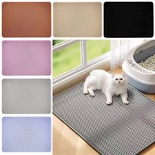 WePet Tapete para caja de arena para gatos, almohadilla de PVC de alta  calidad, alfombra de captura duradera, sin ftalatos, resistente a la orina