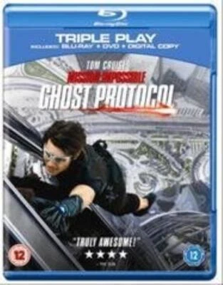 Mission Impossible: Ghost Protocol Tripl DVD Incredible Value and Free Shipping! - Image 1 of 2
