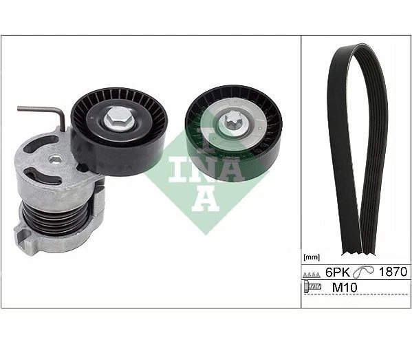 Keilrippenriemensatz INA 529004410 für BMW 1er 3er 3er Coupe - Bild 1 von 1