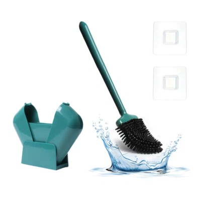 Toilet Brush and Holder Set Cleaning Bowl Tool Set for Bathroom Toilet Bathtubs - Image 1 of 4
