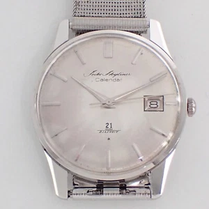 Seiko Skyliner Calendar J15019 Vintage Hand Winding Watch From Japan - Picture 1 of 21