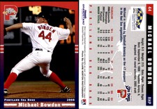 Michael Bowden 2008 Grandstand Portland Sea Dogs #NNO Card *AutographDen*
