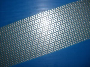 BUCHERT Edelstahl-Lochblech - Rv 6-9 VA-1,5mm -Größe-Maß-Zuschnitt-Versand frei! - Bild 1 von 1