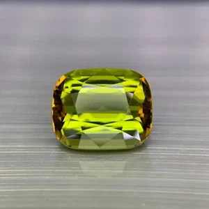 6.90 Cts Pretty Bi-Color Natural Tourmaline Radiant Cut Loose Gemstone Tanzania - Picture 1 of 9