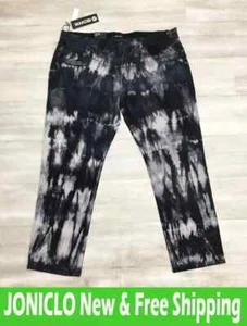 Jeans Men's Regular Fit Comfort Black M1756 by Makobi - Picture 1 of 3