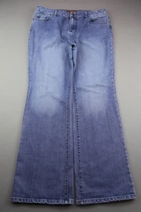Women's Hillard & Hanson Jeans Boot Cut Size 14 (35x31) Zipper Fly  - Picture 1 of 7