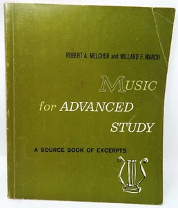 Vintage Music For Advanced Study Piano Music Book 1965 - Picture 1 of 2