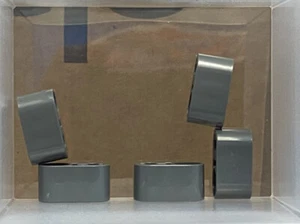 LEGO Parts - Dark Bluish Gray Technic, Liftarm Thick 1 x 2 - No 60483 - QTY 5 - Picture 1 of 1