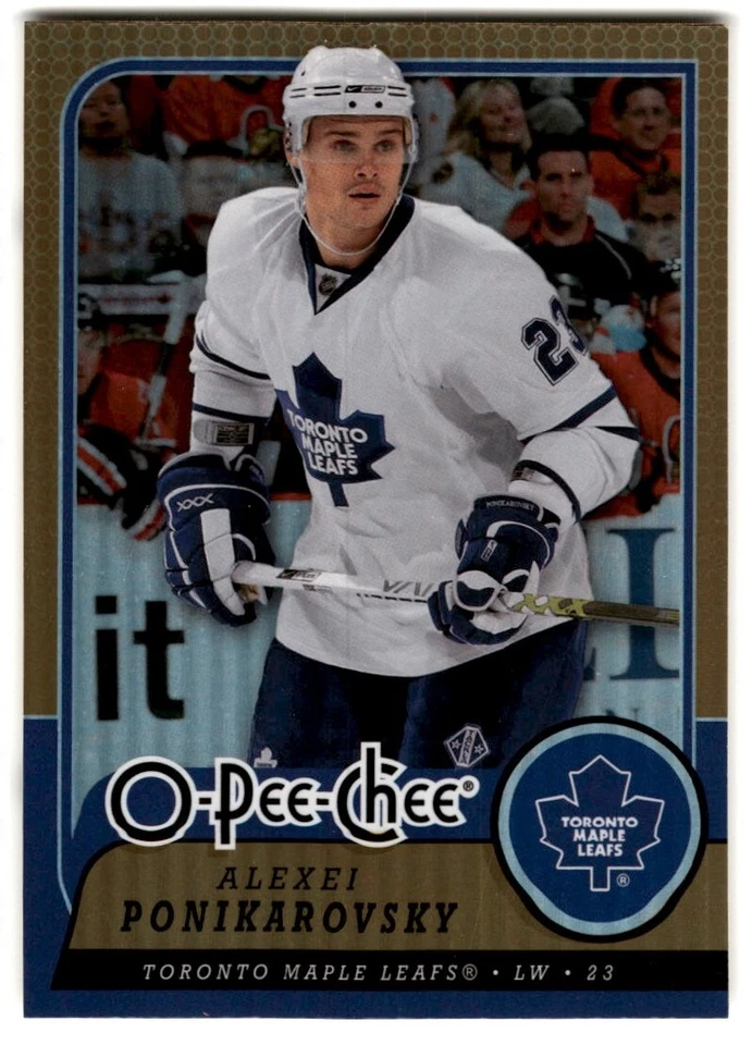 2008-09 O-Pee-Chee Gold Alexei Ponikarovsky #133 Toronto Maple Leafs - Image 1 of 2