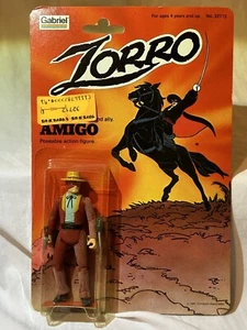 Vintage Gabriel Zorro “Amigo” Action Figure. New, Sealed On Card. Rare, HTF. - Picture 1 of 20