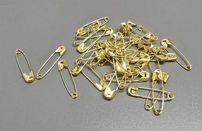 24x Sicherheitsnadeln – ca. 22 mm – Rostfrei – Goldfarbe – Hochwertig & Stabil - Bild 1 von 3