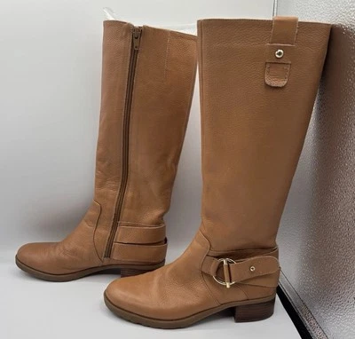 Botas de montar Nine West de colección de cuero suave talla 6M Western Rodeo ecuestre a caballo Foto 1 de 4