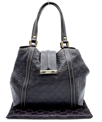 Auth GUCCI Guccissima Leather Brown 233607 214397 Tote Bag W/D NS110946 - Image 1 of 4