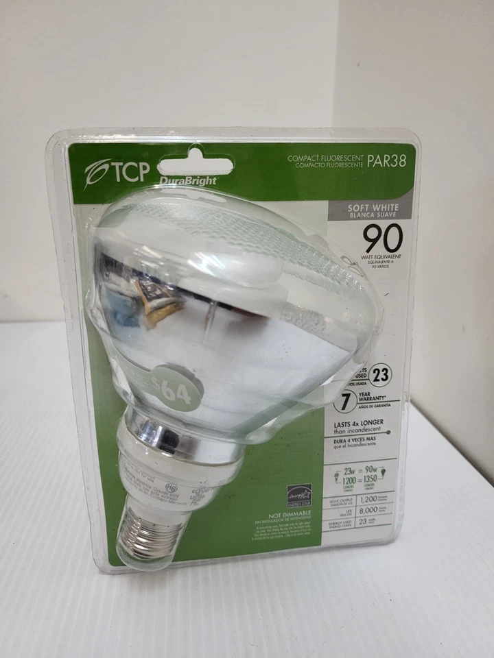 TCP DuraBright Compact Fluorescent 23-Watt PAR38 Light Bulb - Image 1 of 1