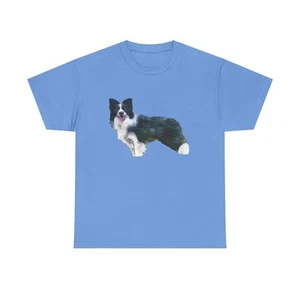 Border Collie '#1'  -  Unisex Heavy Cotton Tee - Picture 1 of 11
