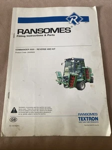 Ransomes Commander 3520 Reverse 4WD Kit Montageanleitung & Teile - Bild 1 von 5