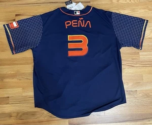 NWT Nike Houston Astros Space City Connect Jeremy Pena Jersey Mens size 2XL - Picture 1 of 11