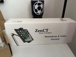 Soporte de montaje de abrazadera para tableta ZenCT Soporte de metal ajustable para iPad o Android - Imagen 1 de 5