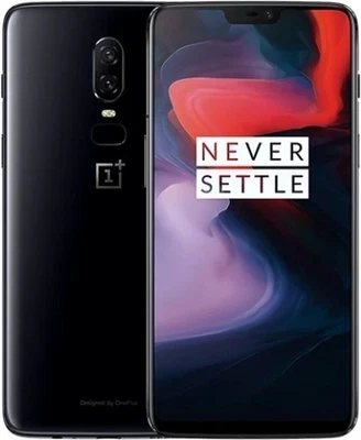 OnePlus 6 4G 128GB 8GB Unlocked Dual SIM Android Smartphone - Mirror Black - Image 1 of 3