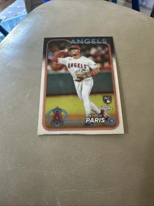 2024 Topps Chrome Kyren Paris Rookie RC Rookie #151 Los Angeles Angels - Bild 1 von 2