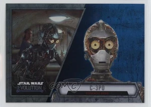 2016 Topps Star Wars Evolution Blue Lightsaber C-3PO Household Droid #71 04iz - Picture 1 of 3