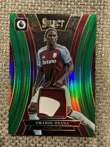 2024-25 Select FIFA EPL Soccer Amadou Onana Green Prizm Patch Jersey 1/5 🔥 - Bild 1 von 2