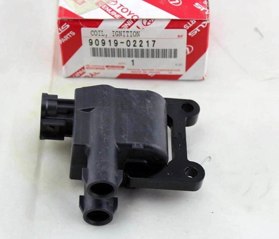Bobina de ignição Toyota 90919-02217 original do fabricante 1 peça compatível com Camry Corolla Lexus RX300 - Imagem 1 de 1