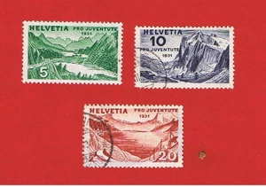 Switzerland #B57-59 VF used Semi-Postal - Picture 1 of 1