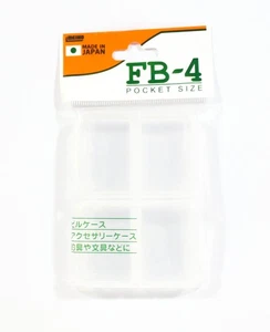 Meiho FB-4 Akiokun Parts Case (95 x 68 x 18 mm) Clear (0293) - Picture 1 of 6