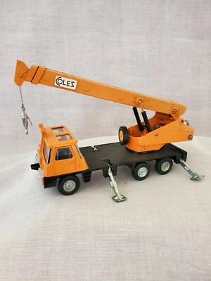 Vintage Dinky Toys #980 Coles Hydra Truck 150T Mobile Crane Orange - Image 1 of 4