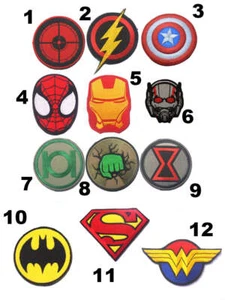 Super Hero Comic Embroidered Hook and Loop Tactical Morale Patch FREE USA SHIPPI - Picture 1 of 14