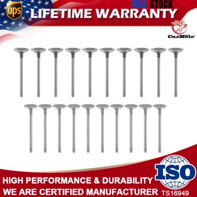 Комплект из 20 впускных и выпускных клапанов для Volvo C30 S60 S70 V40 XC60 XC90 2,5 л турбонаддув - Изображение 1 из 4