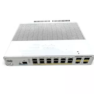 Cisco Catalyst PoE Network Switch. PN: WS-C2960C-12PC-L. - Picture 1 of 9