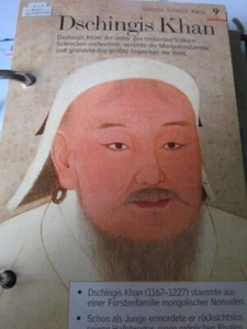 Tarjeta de colección grandes nombres 9 Genghis Khan - Imagen 1 de 1