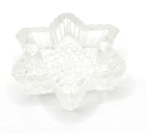 Vintage Star Shaped Salt Cellar Six Sided Textured Beautiful - Picture 1 of 4