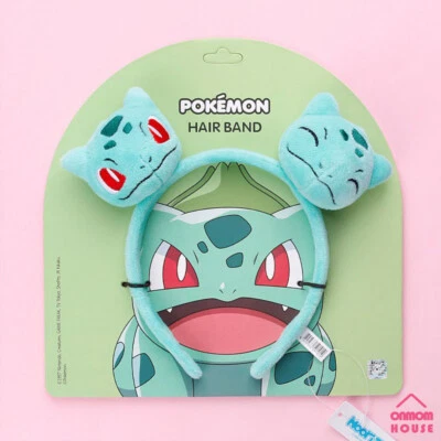 Pokemon Bulbasaur Head Hair Band Accessories Party Kids Cosplay Anime Costume - Image 1 of 2