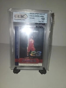 GEM 2003-04 UPPER DECK SS #LBJ-2 LEBRON JAMES ROOKIE GEM MINT 10 - Picture 1 of 4