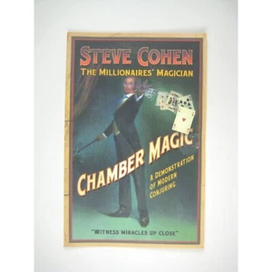 Steve Cohen Magician Chamber Magic Program Booklet Modern Conjuring - Picture 1 of 4