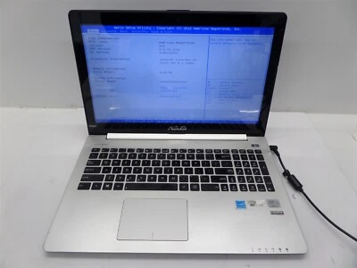 Asus S500C 15.6" Laptop w/ i5-3317U 1.7GHz CPU 6GB RAM - No HDD/Cracked Screen - Image 1 of 4
